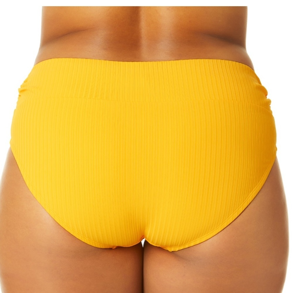 Women's Mid Rise Ribbed Swim Bottom - Picture 3 of 5